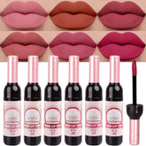 evpct teinte-lèvres-vin ensemble 6 couleurs matte tenue durable.
