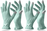 Gants Evridwear contact-ecran: facilitent soin en spa à domicile.