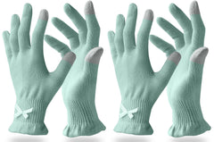 Gants Evridwear contact-ecran: facilitent soin en spa à domicile.