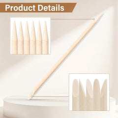 EWVVSS batons orange pour pousser cuticule et nettoyer sous l'ongle.