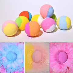 Bombes de bain Excalla avec parfums variés pour des sensations agréables.