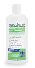 Exederm Shampoing apaisement eczéma, réduction des irritations.