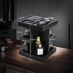 EXIN DECHEN présentoir Cologne pin naturel, design durable.