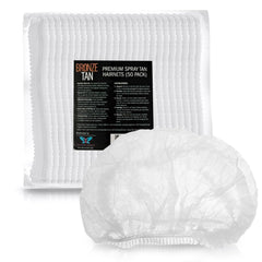 Existing Beauty filet-cheveux bronzage-pack-50: protection capillaire lors du spray tan en salon ou à domicile.