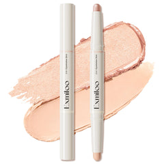 Exmiloo Eyeshadow Stick Sunrise Latte, embout mat pour une couleur durable et facile à estomper.