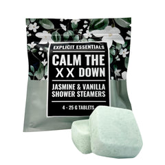 Explicit Essentials gros plan sur les pastilles parfumées jasmin-vanille pour relaxation rapide