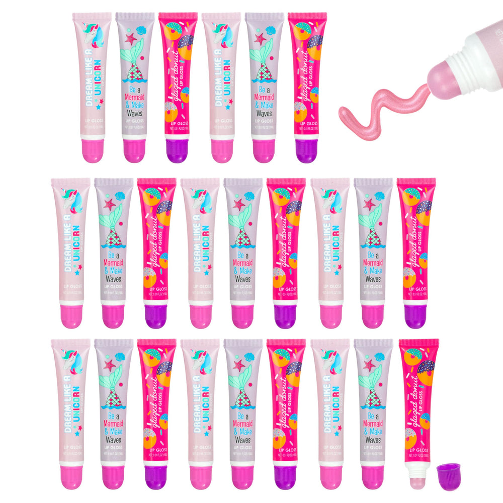 EXPRESSIONS kit brillant-levres 24 pièces – ensemble polyvalent pour créer des looks variés.