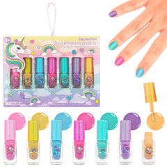 EXPRESSIONS vernis scintillants licorne, cap pailleté; idéal pour un look festif et rapide。