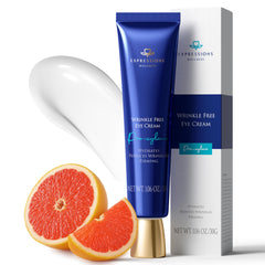 EXPRESSIONS WELLNESS Crème Yeux — pot ouvert, hydratation ciblée du contour des yeux