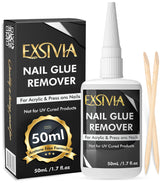 EXSIVIA démaquillant colle pour ongles: flacon 50 ml prêt à l'emploi