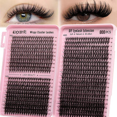 EXXBYE Wispy Lash Clusters – emballage pratique pour démarrer votre kit beauté