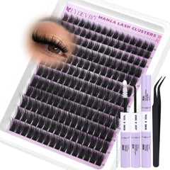 EYDEVRO Manga Lash Clusters Wispy, regard plus ouvert grâce à des cils délicats
