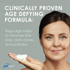 EyeEco: texture nettoyante crème pour visage et paupières, sensation douce.