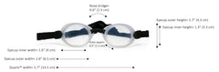 EYEECO Onyix ajustement non taille universelle, vérifiez les mesures.