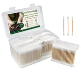 eyxformula bâtonnet bambou coton double pointe pour nettoyage précis des oreilles