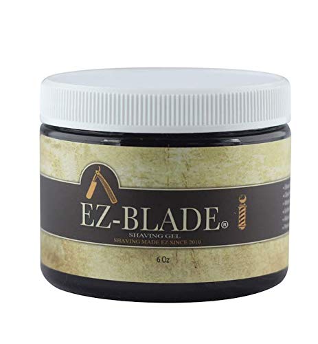 Gel de rasage EZ BLADE transparent pour une glisse fluide sans mousse