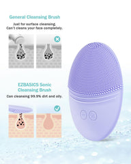 EZBASICS brosse visage étanche IPX7 – utilisation sous douche