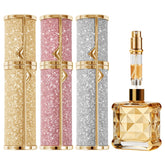 Bouteille parfum voyage EZEJIAO, trois pièces, prête pour emporter votre fragrance préférée.