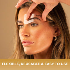 Fab Brows Duo : gabarits faciles à nettoyer, adaptés aux débutants