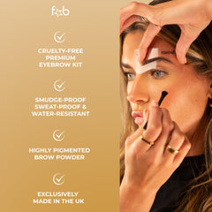 Fab Brows Duo – miroir compact pour vérifier et corriger rapidement.