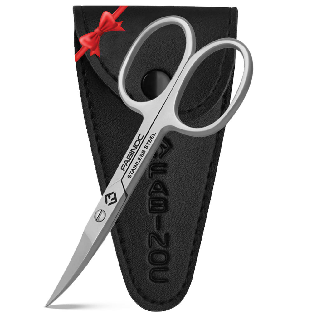 FABINOC Ciseaux à ongles incurvés pour une coupe précise et confortable.