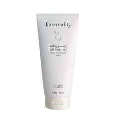 Face Reality Ultra Gentle Cleanser – bouteille claire, nettoyant doux pour la routine quotidienne.