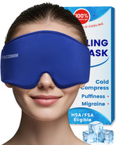 FACEMOON masque yeux gel refroidissant pour un soulagement rapide.