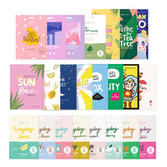 FACETORY masques-visage collection boîte cadeau, soin luxueux à domicile