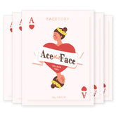 FACETORY masque collagène, effet fermissant sur le visage, hydratation et éclat.