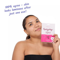 FACETORY masque pour teint uniforme et lumineux grâce à des actifs ciblés