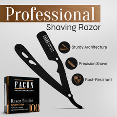 Facón kit rasage classique pour homme, routine fluide.