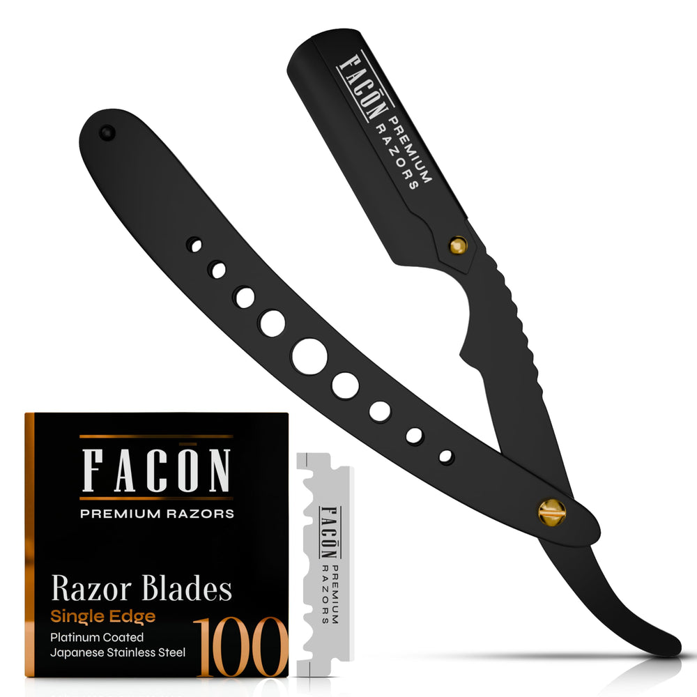 FACON rasoir droit kit professionnel pour prise en main fiable