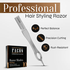 Facón Rasoir moustache shaper contours impeccables et symétriques