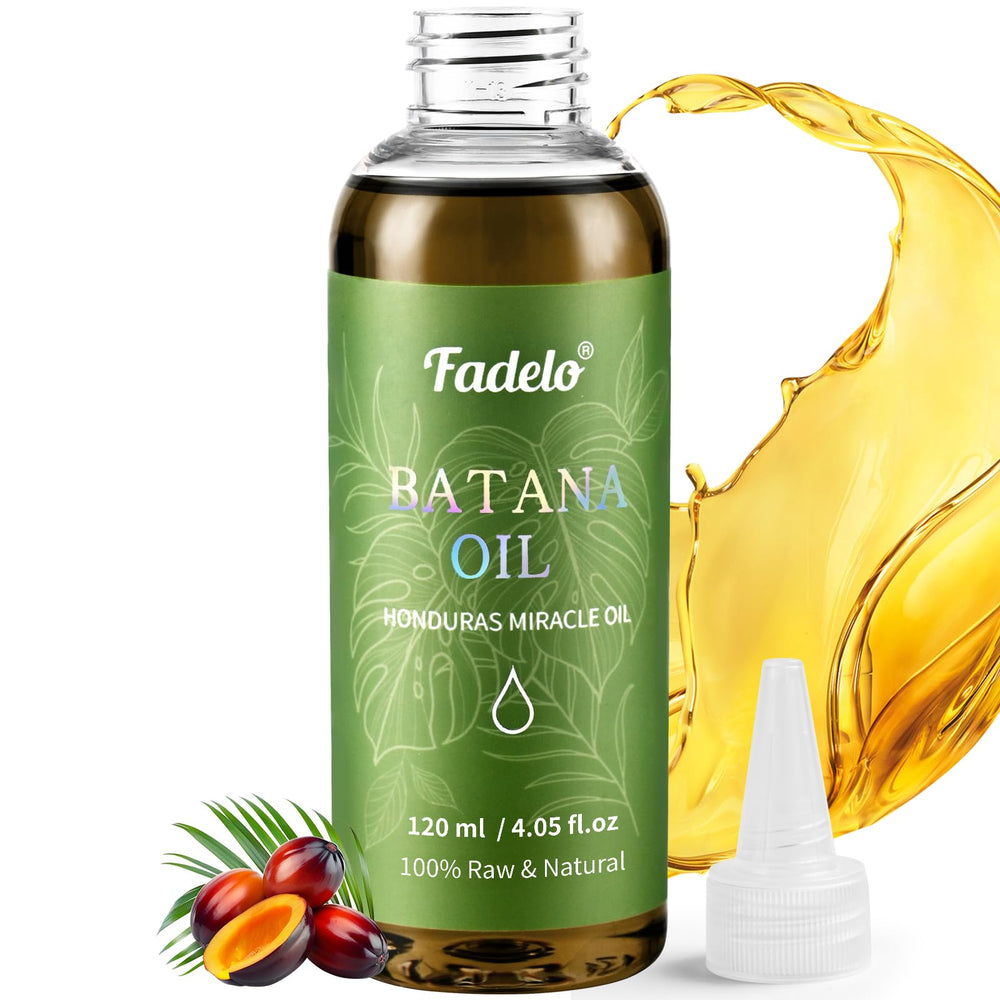 Flacon Fadelo Batana, huile pure naturelle pour nourrir le cuir chevelu et les cheveux.