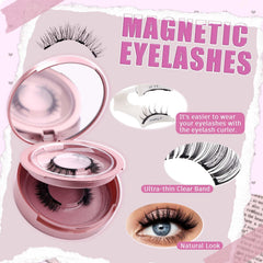 Cils magnétiques FADLASH effet plume naturel pour un look discret.