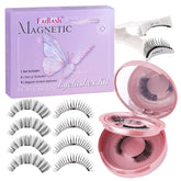 FADLASH cils magnétiques ensemble 2 paires avec applicateur pour pose rapide et naturelle.