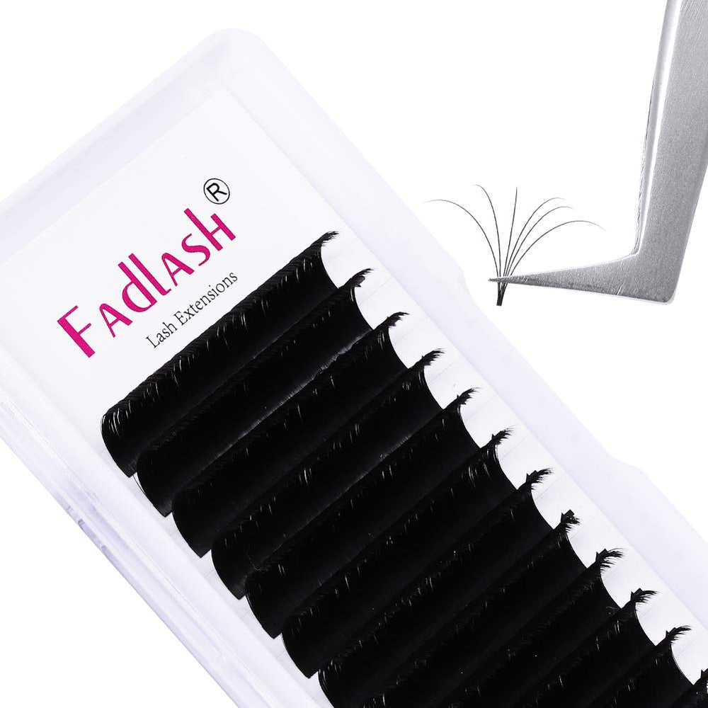 FADLASH cils volume, effet éventail 12mm, utilisation rapide et précise.