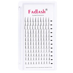 Cils extensions FADLASH épines sur plateau, effet volume discret.
