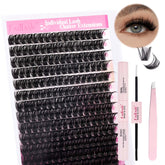 Coffret FADLASH: kit cils volume duveteux, courbure D, effet rapide naturel