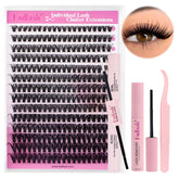 Kit FADLASH avec plateau de cils individuels prêt à l application pour un look naturel.