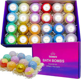 Boules de bain Fafamara coffret 24 pièces, expérience spa à domicile nourrissante.