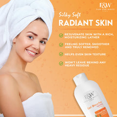 Extraits de melon et grenade Fair & White Carotte pour un parfum frais.