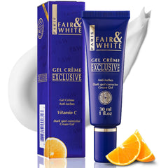 Fair & White Exclusive gel-crème éclaircissant en bouteille pour teint uniforme