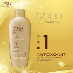 FAIR & WHITE Gold Radiance – texture mousse et action nettoyante douce.