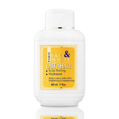 Fair & White Original Lotion AHA, bouteille 500 ml, hydratation quotidienne.