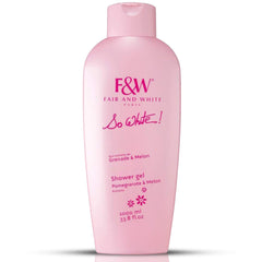 FAIR & WHITE So White, bouteille-gel-douche prête pour une routine hydratante.