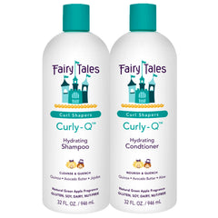 Shampoing Fairy Tales Curly-Q : bouteille facile à utiliser pour hydrater les boucles