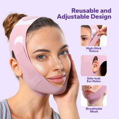 FairyFace bande visage respirante en tissu doux pour le quotidien