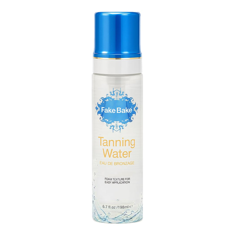 Fake Bake – bouteille d'eau auto-bronzante prête pour un bronzage naturel.