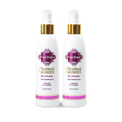 Fake Bake Lait auto-bronzant sans défaut — bouteille, application uniforme et rapide.
